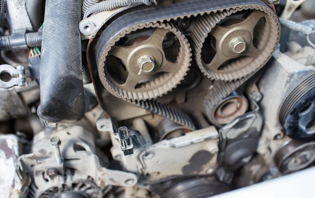 Timing Belt in car